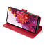 CaseMe - Samsung Galaxy S20 FE Case - with Magnetic closure - Leather Book Case - Red