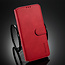 CaseMe - Samsung Galaxy S20 FE Hoesje - Met Magnetische Sluiting - Ming Serie - Leren Book Case - Rood