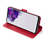 CaseMe - Samsung Galaxy S20 Case - with Magnetic closure - Leather Book Case - Red