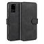 CaseMe - Samsung Galaxy S20 Plus Case - with Magnetic closure - Leather Book Case - Black