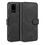 CaseMe - Samsung Galaxy S20 Ultra Case - with Magnetic closure - Leather Book Case - Black