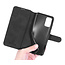 CaseMe - Samsung Galaxy S20 Ultra Case - with Magnetic closure - Leather Book Case - Black
