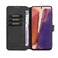 CaseMe - Samsung Galaxy Note 20 Case - with Magnetic closure - Leather Book Case - Black