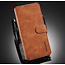 CaseMe - Samsung Galaxy Note 20 Hoesje - Met Magnetische Sluiting - Ming Serie - Leren Book Case - Licht Bruin