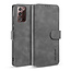 CaseMe - Samsung Galaxy Note 20 Case - with Magnetic closure - Leather Book Case - Grey