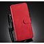 CaseMe - Samsung Galaxy Note 20 Hoesje - Met Magnetische Sluiting - Ming Serie - Leren Book Case - Rood