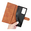 CaseMe - Samsung Galaxy Note 20 Ultra Case - with Magnetic closure - Leather Book Case - Light Brown