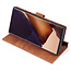 CaseMe - Samsung Galaxy Note 20 Ultra Case - with Magnetic closure - Leather Book Case - Light Brown