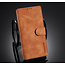 CaseMe - Samsung Galaxy Note 20 Ultra Case - with Magnetic closure - Leather Book Case - Light Brown