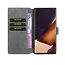 CaseMe - Samsung Galaxy Note 20 Ultra Case - with Magnetic closure - Leather Book Case - Grey