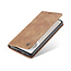 CaseMe - Samsung Galaxy S20 FE Hoesje - Wallet Book Case - Magneetsluiting - Licht Bruin