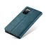 CaseMe - Case for Samsung Galaxy S20 FE - PU Leather Wallet Case Card Slot Kickstand Magnetic Closure - Blue