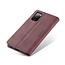 CaseMe - Case for Samsung Galaxy S20 FE - PU Leather Wallet Case Card Slot Kickstand Magnetic Closure - Red