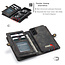 CaseMe - Samsung Galaxy S21 FE Hoesje - 2 in 1 Book Case en Back Cover - Zwart