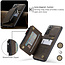 CaseMe - Samsung Galaxy S21 FE Case - Back Cover - with RFID Cardholder - Dark Brown