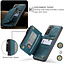 CaseMe - Samsung Galaxy S21 FE Hoesje - Back Cover - met RFID Pasjeshouder - Blauw