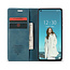 CaseMe - Case for Xiaomi Mi 11 Lite - PU Leather Wallet Case Card Slot Kickstand Magnetic Closure - Blue