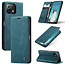 CaseMe - Case for Xiaomi Mi 11 Lite - PU Leather Wallet Case Card Slot Kickstand Magnetic Closure - Blue