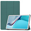 Cover2day - Case for Huawei MatePad 11 - Slim Tri-Fold Book Case - Lightweight Smart Cover - Dark Green