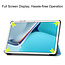 Cover2day - Case for Huawei MatePad 11 - Slim Tri-Fold Book Case - Lightweight Smart Cover - Blue
