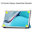 Cover2day - Hoes voor de Huawei MatePad 11 Inch (2021) - Tri-Fold Book Case - Licht Blauw