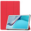 Cover2day - Case for Huawei MatePad 11 - Slim Tri-Fold Book Case - Lightweight Smart Cover - Red