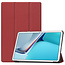 Cover2day - Case for Huawei MatePad 11 - Slim Tri-Fold Book Case - Lightweight Smart Cover - Dark Red