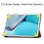 Cover2day - Hoes voor de Huawei MatePad 11 Inch (2021) - Tri-Fold Book Case - Donker Rood