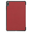 Cover2day - Case for Huawei MatePad 11 - Slim Tri-Fold Book Case - Lightweight Smart Cover - Dark Red