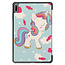 Cover2day - Case for Huawei MatePad 11 - Slim Tri-Fold Book Case - Lightweight Smart Cover - Unicorn