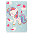 Cover2day - Case for Huawei MatePad 11 - Slim Tri-Fold Book Case - Lightweight Smart Cover - Unicorn