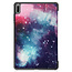 Cover2day - Case for Huawei MatePad 11 - Slim Tri-Fold Book Case - Lightweight Smart Cover - Galaxy