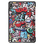 Cover2day - Case for Huawei MatePad 11 - Slim Tri-Fold Book Case - Lightweight Smart Cover - Graffiti