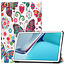 Cover2day - Case for Huawei MatePad 11 - Slim Tri-Fold Book Case - Lightweight Smart Cover - Butterflies