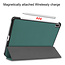 Cover2day - Case for Huawei MatePad Pro 10.8 (2021) - Slim Tri-Fold Book Case - Lightweight Smart Cover - Dark Green