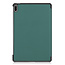 Cover2day - Hoes voor de Huawei MatePad Pro 10.8 (2021) - Tri-Fold Book Case - Donker Groen
