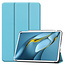 Cover2day - Hoes voor de Huawei MatePad Pro 10.8 (2021) - Tri-Fold Book Case - Licht Blauw