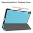 Cover2day - Hoes voor de Huawei MatePad Pro 10.8 (2021) - Tri-Fold Book Case - Licht Blauw