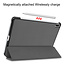 Cover2day - Case for Huawei MatePad Pro 10.8 (2021) - Slim Tri-Fold Book Case - Lightweight Smart Cover - Grey