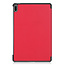 Cover2day - Case for Huawei MatePad Pro 10.8 (2021) - Slim Tri-Fold Book Case - Lightweight Smart Cover - Red