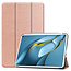 Cover2day - Case for Huawei MatePad Pro 10.8 (2021) - Slim Tri-Fold Book Case - Lightweight Smart Cover - Rosé-Gold