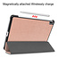 Cover2day - Hoes voor de Huawei MatePad Pro 10.8 (2021) - Tri-Fold Book Case - Rosé-Goud