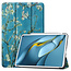 Cover2day - Hoes voor de Huawei MatePad Pro 10.8 (2021) - Tri-Fold Book Case - Witte Bloesem