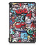 Cover2day - Case for Huawei MatePad Pro 10.8 (2021) - Slim Tri-Fold Book Case - Lightweight Smart Cover - Graffiti