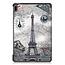 Cover2day - Case for Huawei MatePad Pro 10.8 (2021) - Slim Tri-Fold Book Case - Lightweight Smart Cover - Eiffel Tower