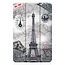 Cover2day - Case for Huawei MatePad Pro 10.8 (2021) - Slim Tri-Fold Book Case - Lightweight Smart Cover - Eiffel Tower