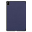 Cover2day - Hoes voor de Huawei MatePad Pro 12.6 (2021) - Tri-Fold Book Case - Donker Blauw