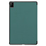 Cover2day - Case for Huawei MatePad Pro 12.6 (2021) - Slim Tri-Fold Book Case - Lightweight Smart Cover - Dark Green