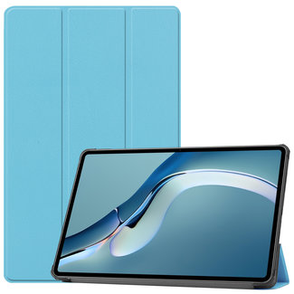 Cover2day Huawei MatePad Pro 12.6 (2021) Hoes - Tri-Fold Book Case - Licht Blauw