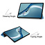 Cover2day - Hoes voor de Huawei MatePad Pro 12.6 (2021) - Tri-Fold Book Case - Licht Blauw